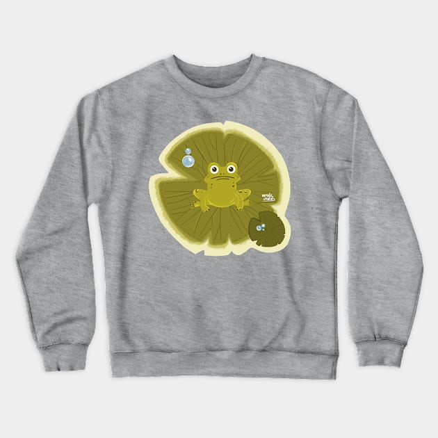 croak croak frog Crewneck Sweatshirt by Aurealis